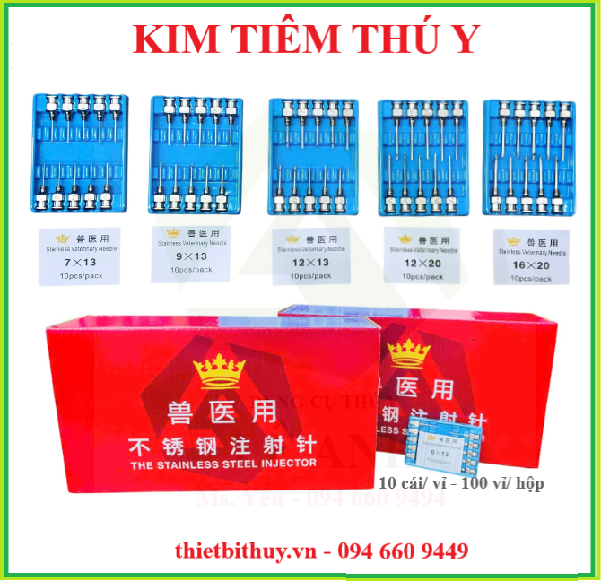 KIM TIÊM SỐ 16 - ĐẦU KIM INOX - XILANH TỰ ĐỘNG 2ML - THIETBITHUY.VN