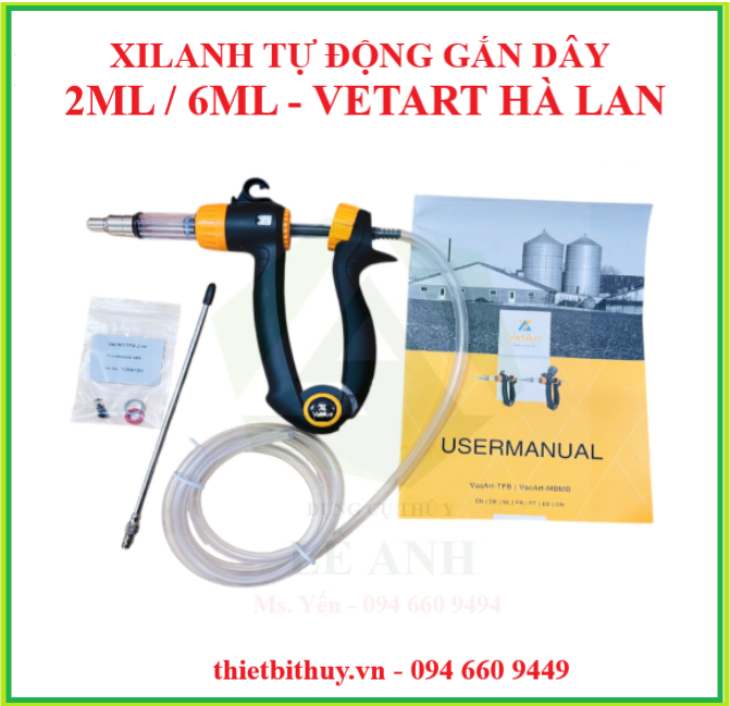 XILANH TỰ ĐỘNG GẮN DÂY - BƠM TIÊM DÂY 2ML